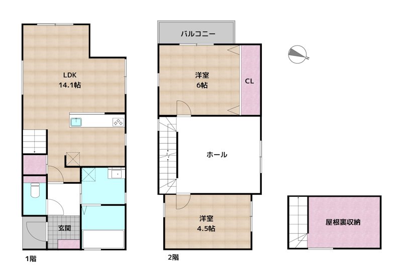 間取図・土地図